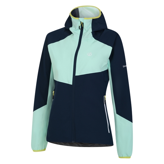 Women's Torrek Mountain Lite Jacket  Mint Green Moonlight Denim