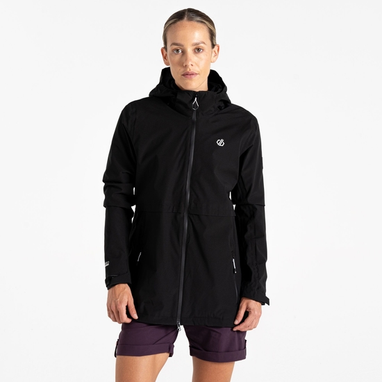 Damen Switch Up II wasserdichte Jacke Schwarz