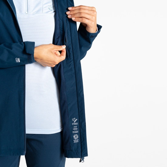 Women's Switch Up II Waterproof Jacket Moonlight Denim