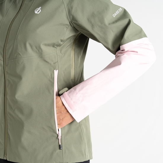 Women's Assert Jacket Olivine Green Rose