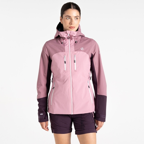 Women's Diverging Waterproof Jacket Lilas & Deep Plum 