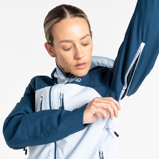 Women's Diverging Waterproof Jacket Moonlight Denim & Skyway 