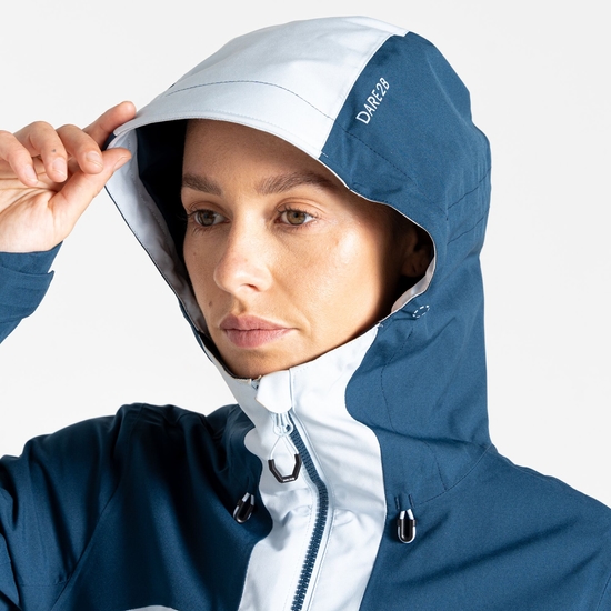 Women's Diverging Waterproof Jacket Moonlight Denim & Skyway 