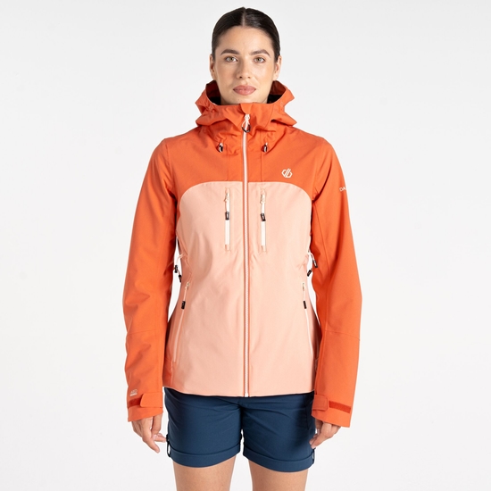Women's Diverging Waterproof Jacket Burnt Sienna