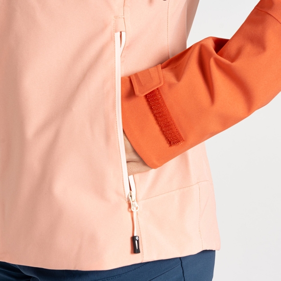 Women's Diverging Waterproof Jacket Burnt Sienna