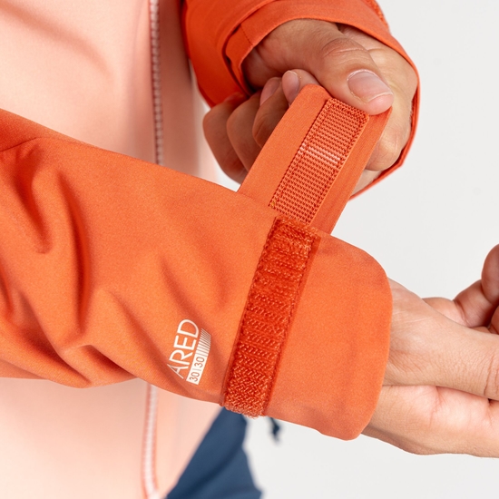 Women's Diverging Waterproof Jacket Burnt Sienna