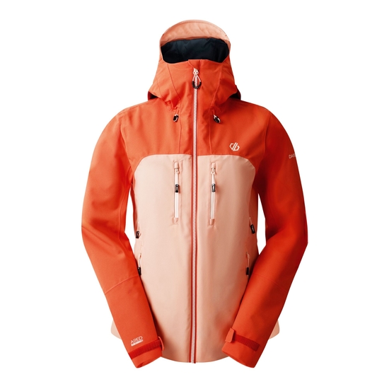 Women's Diverging Waterproof Jacket Burnt Sienna