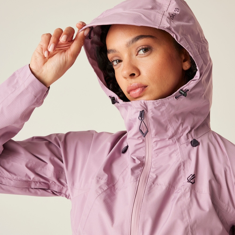 Women's Breathe Easy 2.5 Layer Waterproof Jacket - Lilas | Dare2B