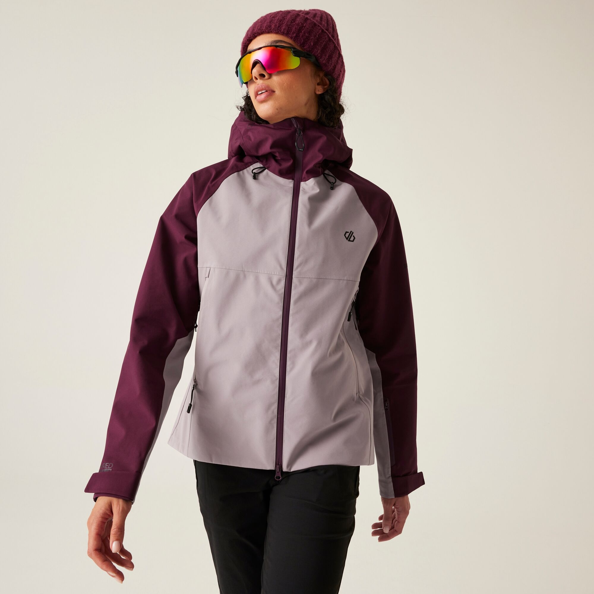 Dare 2B Women's Purple Assert Ii Ski Jacket Size: 16