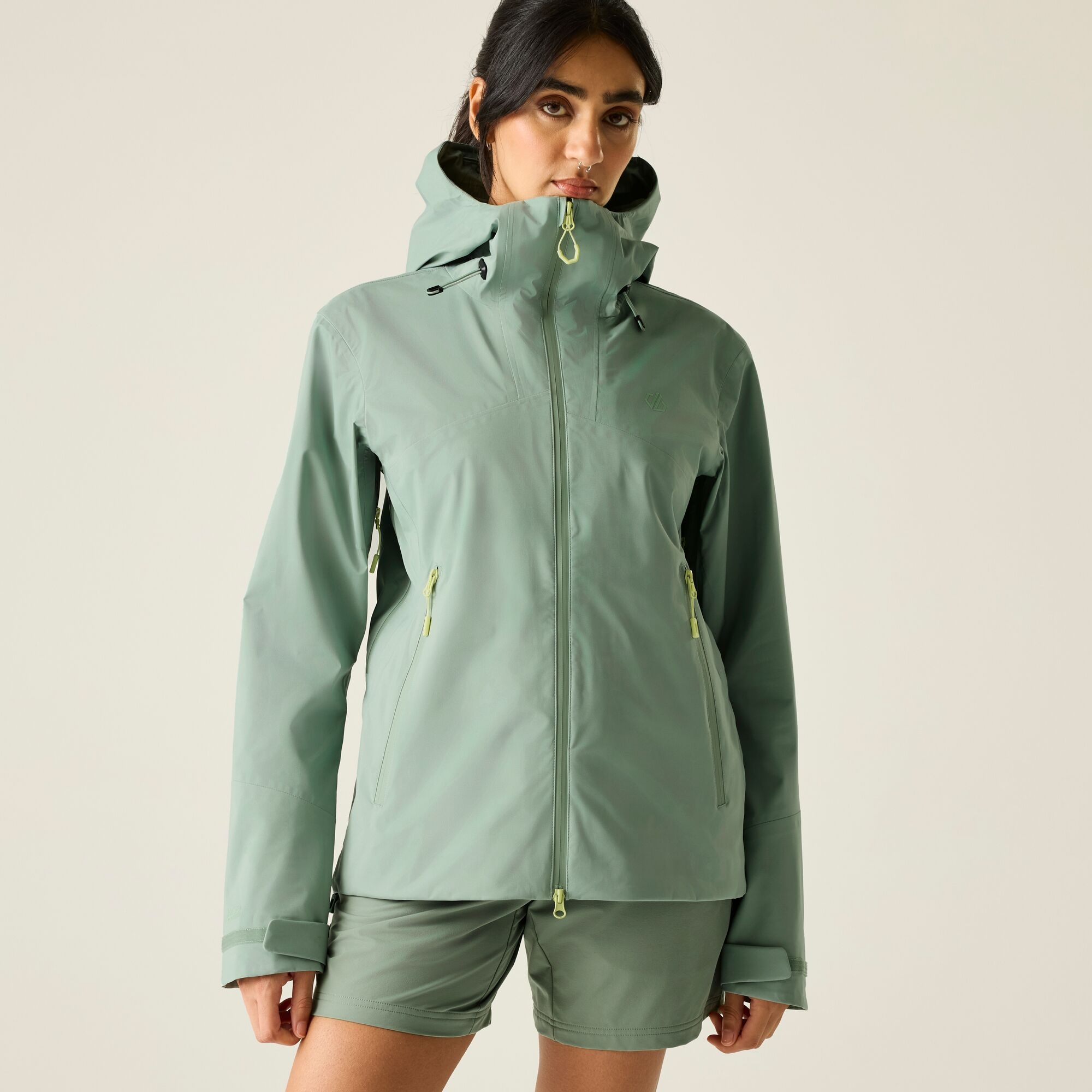 Dare 2B Women's Green Waterproof Haik 3 Layer Jacket Size: 8