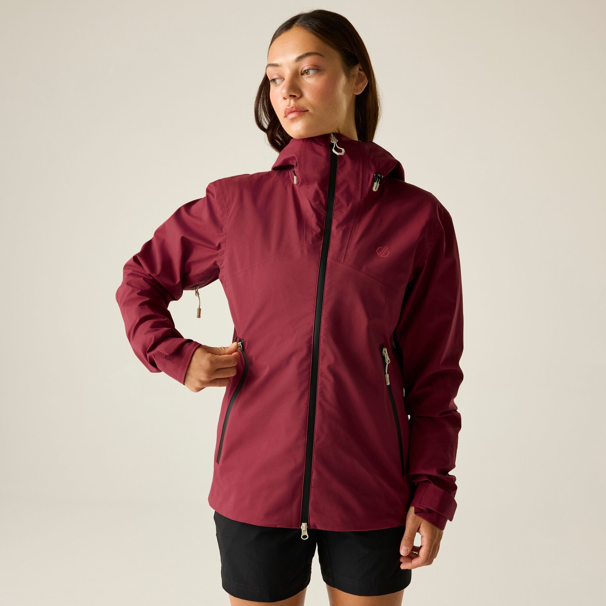 Dare 2B Women's Red Waterproof Haik 3 Layer Jacket Size: 10