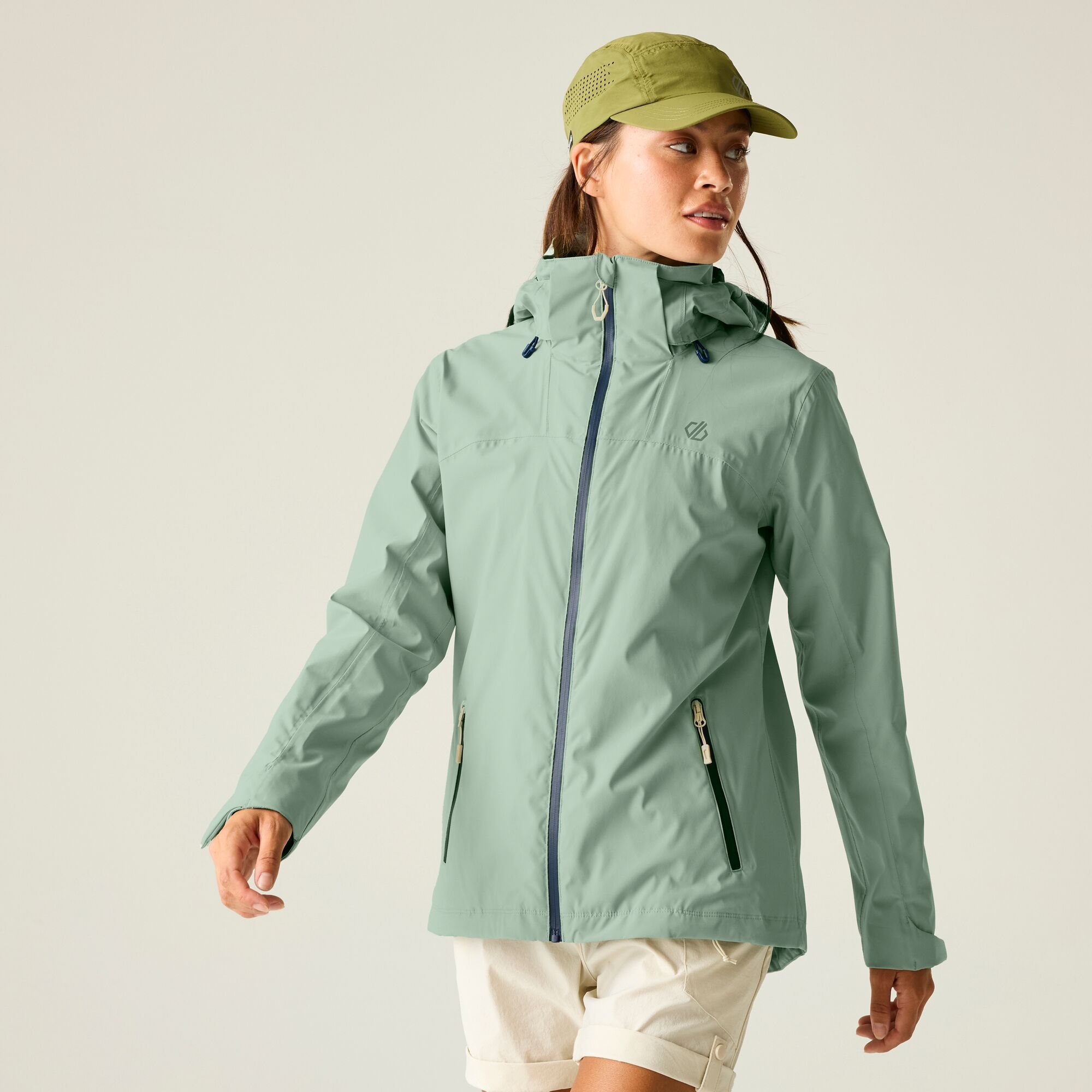 Dare 2B Women's Green Waterproof Switch Up Iii Jacket Size: 14
