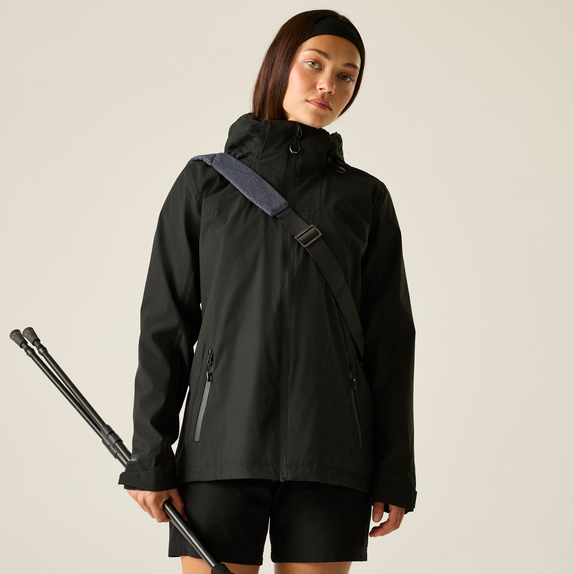 Dare 2B Women's Black Waterproof Switch Up Iii Jacket Size: 18