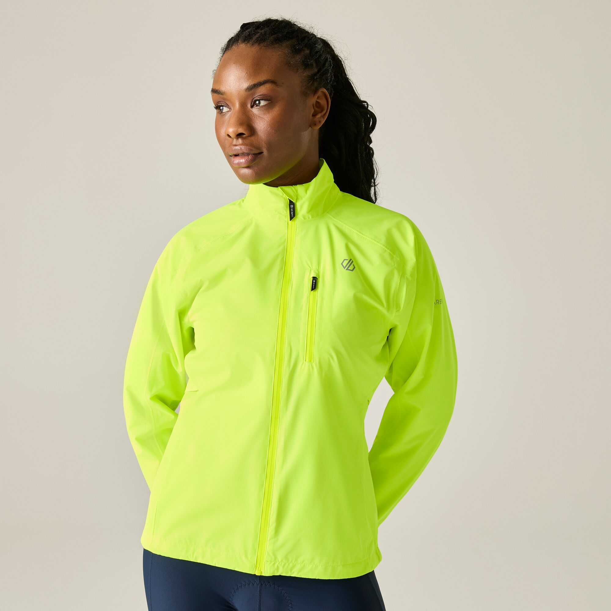 Dare 2B Women's Green Waterproof Tor Cycle Jacket Size: 8