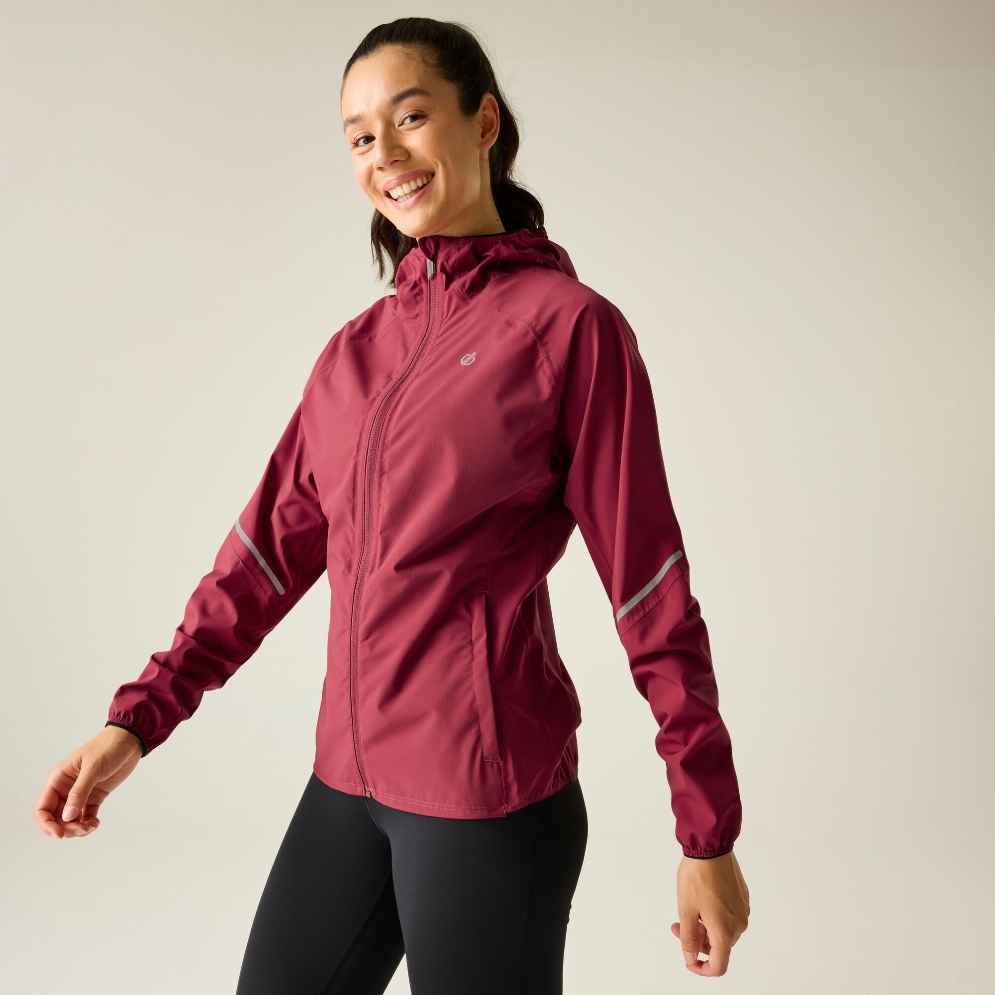 Dare 2B Women's Red Waterproof Ultra Light Jacket Size: 18