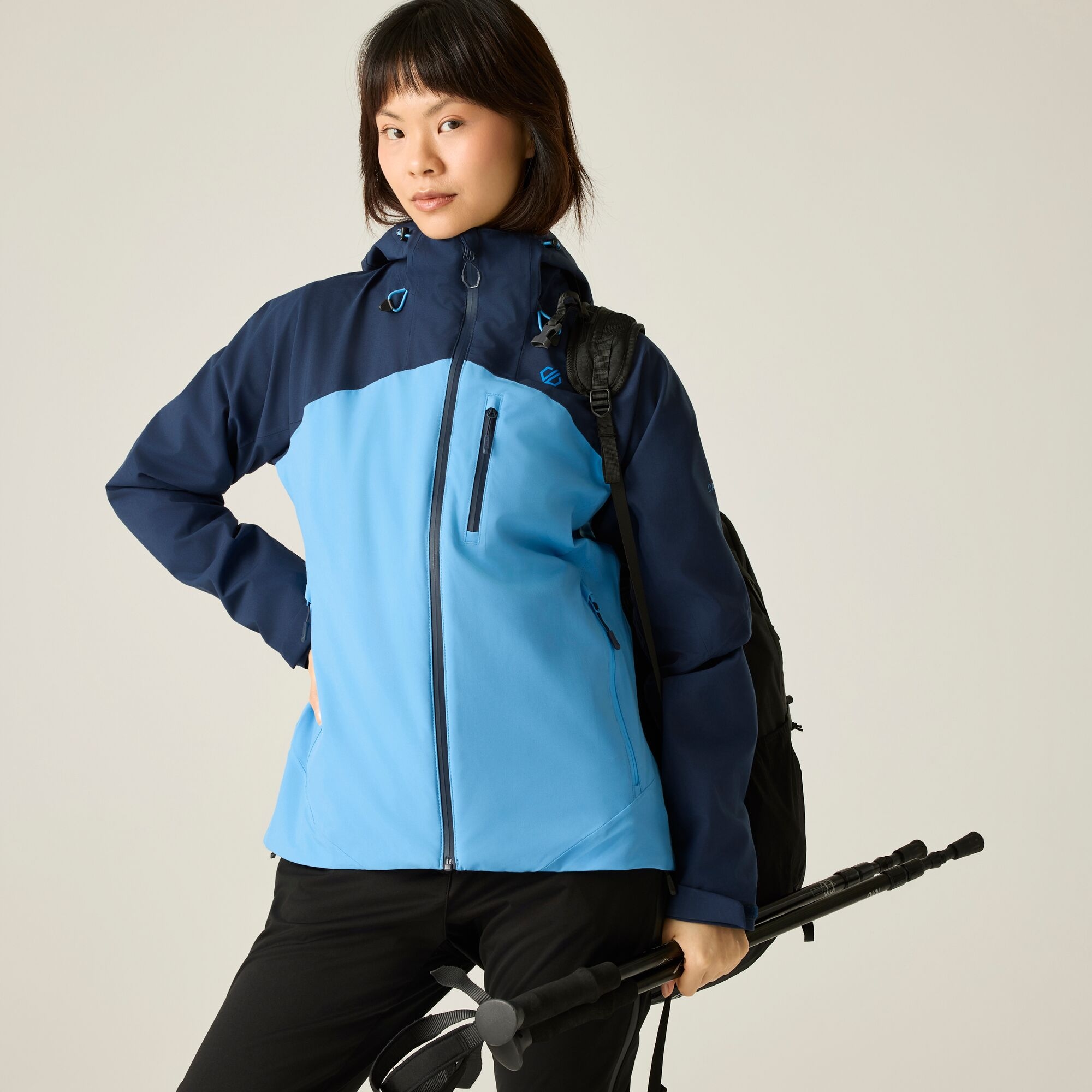 Dare 2B Women's Blue Waterproof Torrek Iii Jacket Size: 10