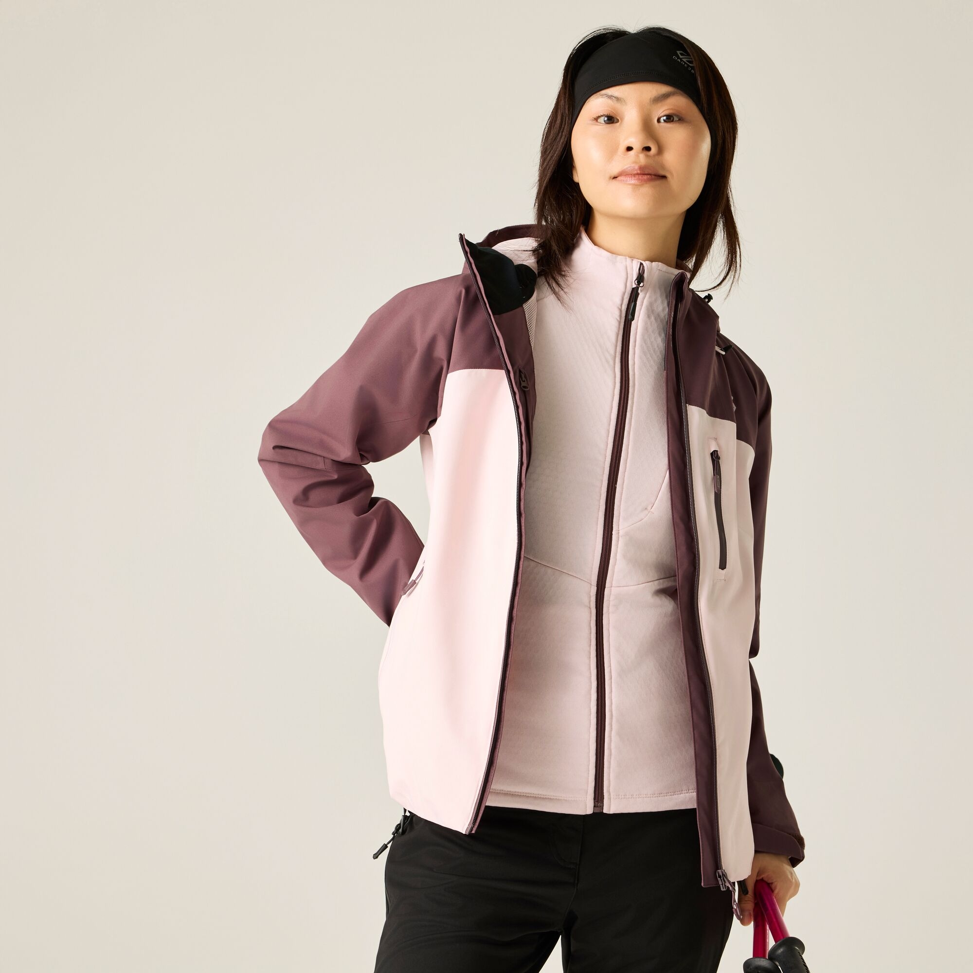 Dare 2B Women's Purple Waterproof Torrek Iii Jacket Size: 14