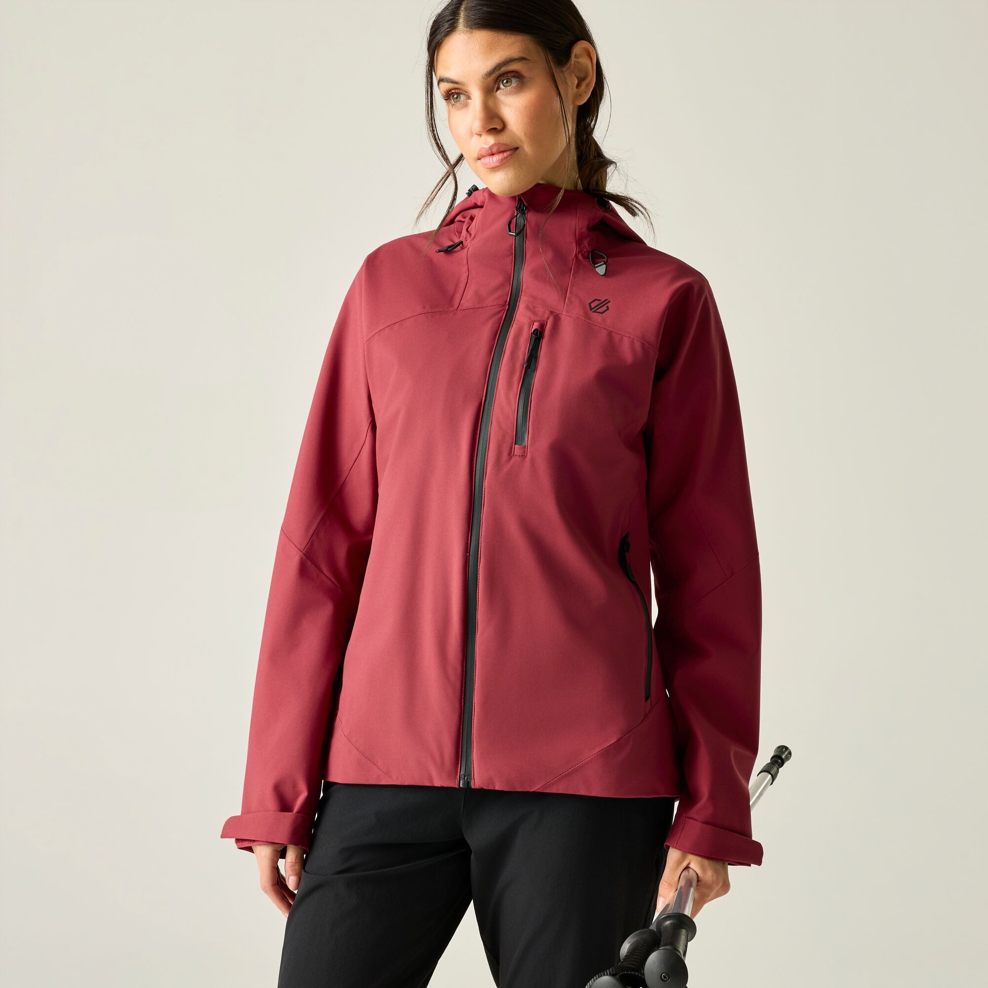 Dare 2B Women's Red Waterproof Torrek Iii Jacket Size: 14