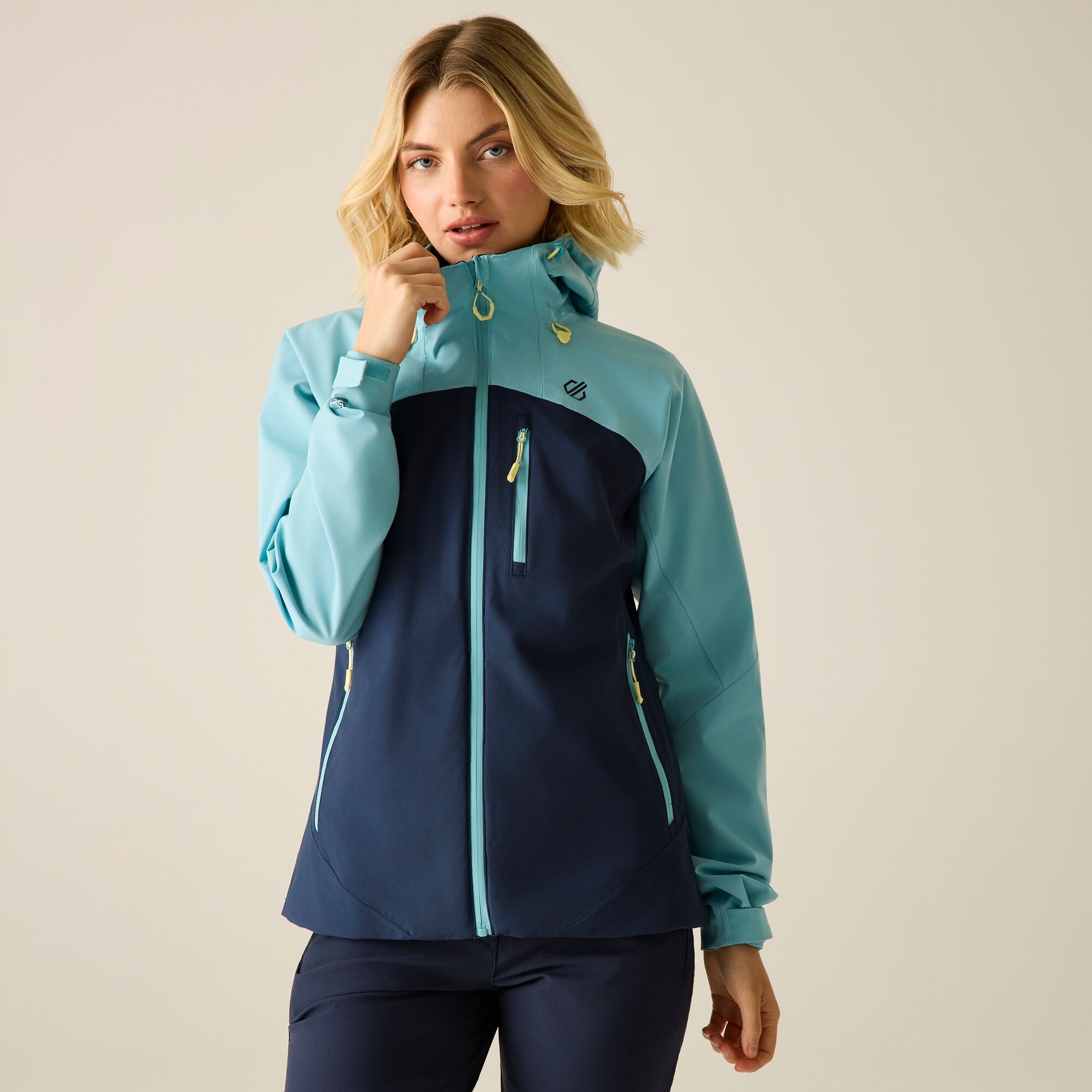 Dare 2B Women's Blue Waterproof Torrek Iii Jacket Size: 18