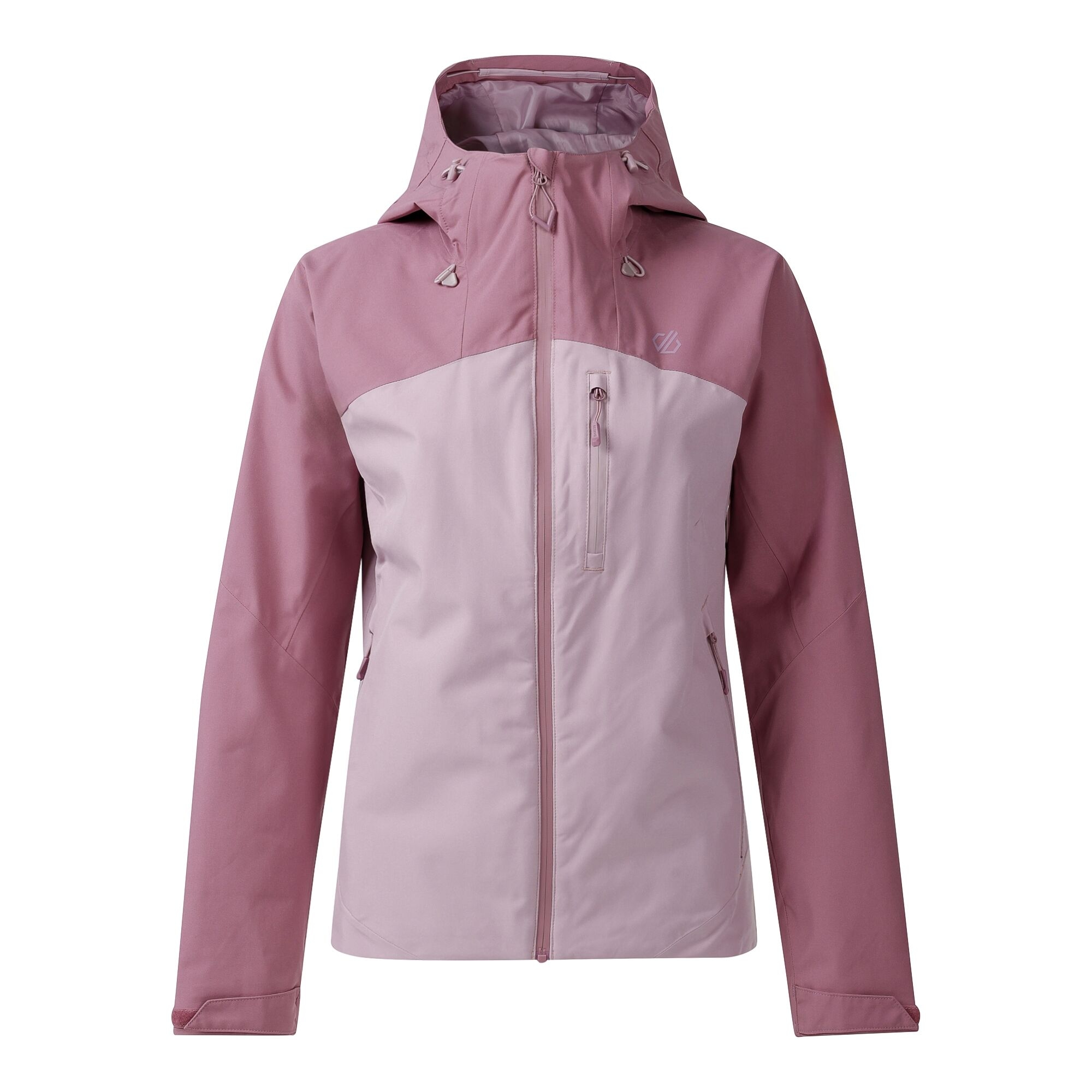 Dare 2B Women's Mauve Torrek Iii Hooded Stretch Walking Waterproof Jacket In | Size: 16 - Image 5