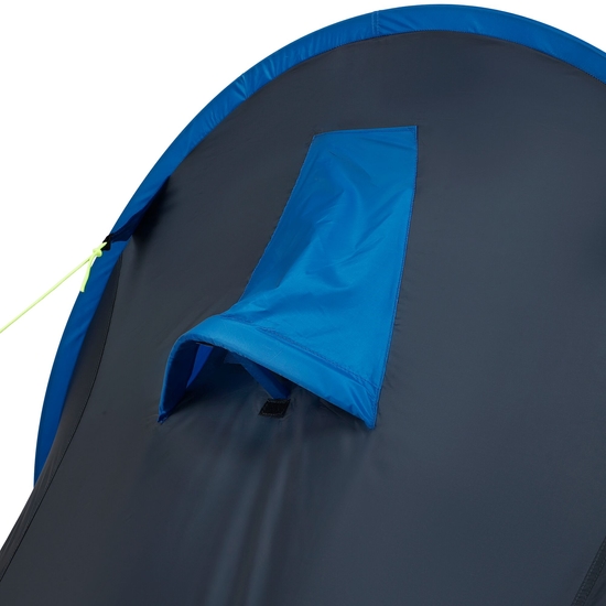 Malawi 2 Man Pop Up Festival Tent Oxford Blue Seal grey