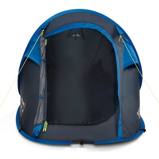 Malawi 2 Man Pop Up Festival Tent Oxford Blue Seal grey