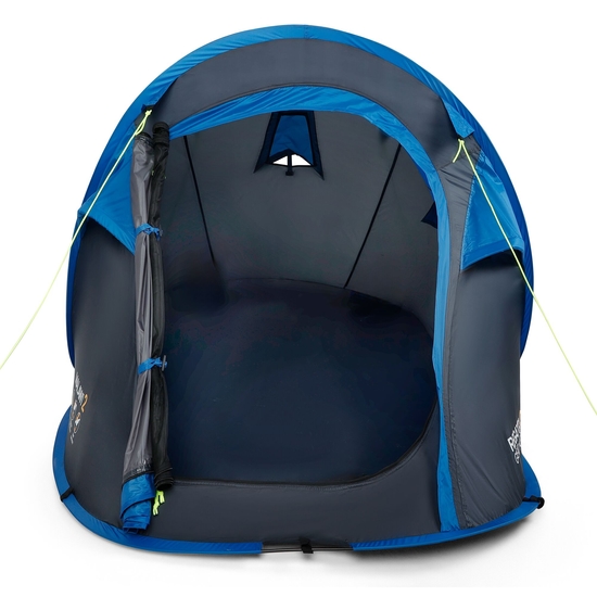 Malawi 2 Man Pop Up Festival Tent Oxford Blue Seal grey