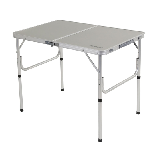 Cena Lightweight Bi Folding Camping Table Lead Lead Grey Regatta UK