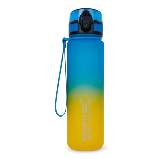 Tritan Trinkflasche mit Flip-Verschluss - 0 - Blau