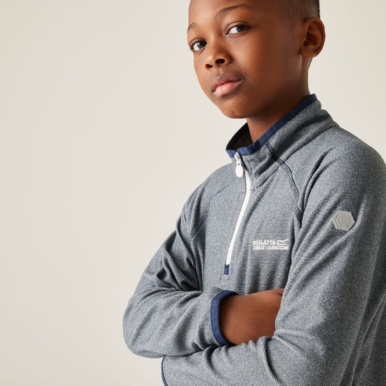 Kids' Loco Half Zip Fleece - Navy Blue | Regatta UK