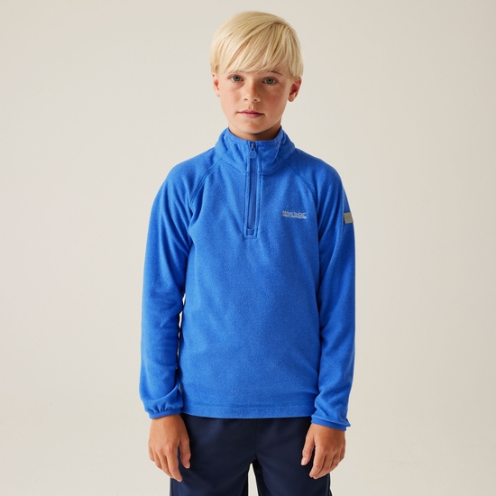 Kids' Loco Half Zip Fleece - Blue | Regatta UK