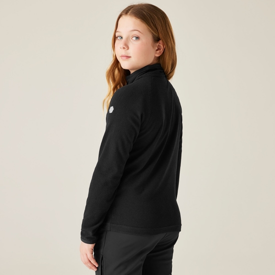 Polar dziecięcy z suwakiem 1/2 Loco Czarny