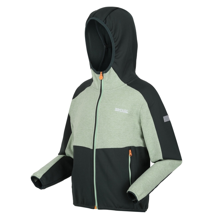 Kids Dissolver VII Full Zip Fleece Darkest Spruce Quiet Green