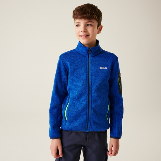 Kids' Newhill Full Zip Fleece Olympian Blue Navy