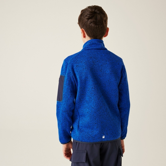 Kids' Newhill Full Zip Fleece Olympian Blue Navy
