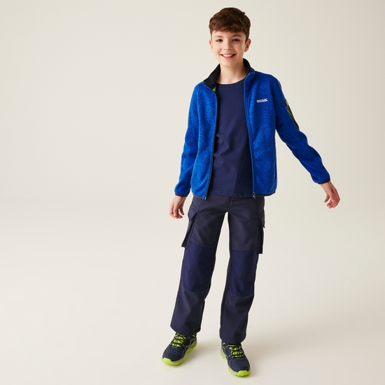Kids' Newhill Full Zip Fleece Olympian Blue Navy