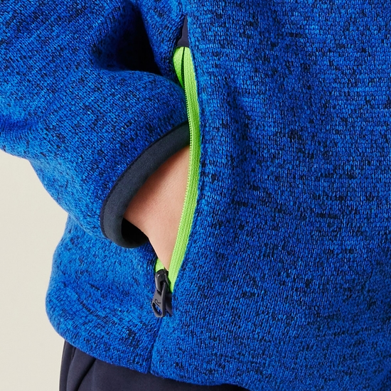 Kids' Newhill Full Zip Fleece Olympian Blue Navy