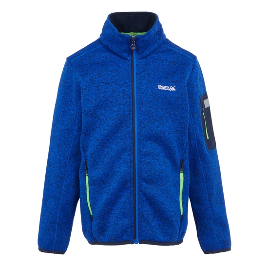 Kids' Newhill Full Zip Fleece Olympian Blue Navy