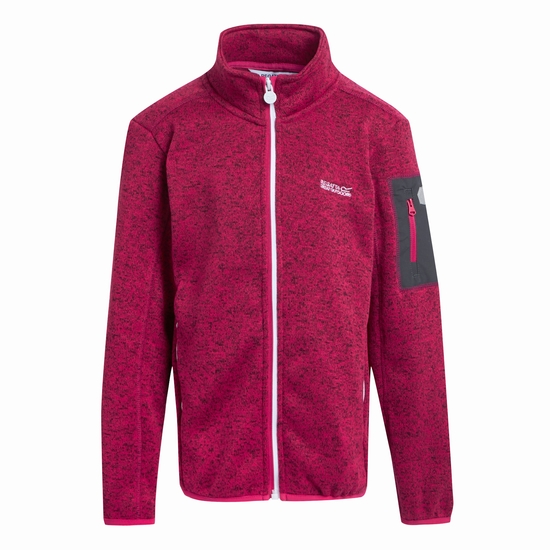 Kids' Newhill Full Zip Fleece Pink Potion
