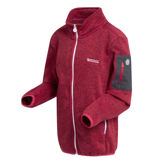 Kids' Newhill Full Zip Fleece Pink Potion