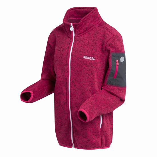Kids' Newhill Full Zip Fleece Pink Potion