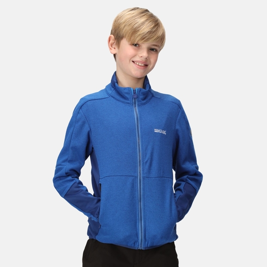 Junior Highton IV Winter Full Zip Fleece Strong Blue New Royal