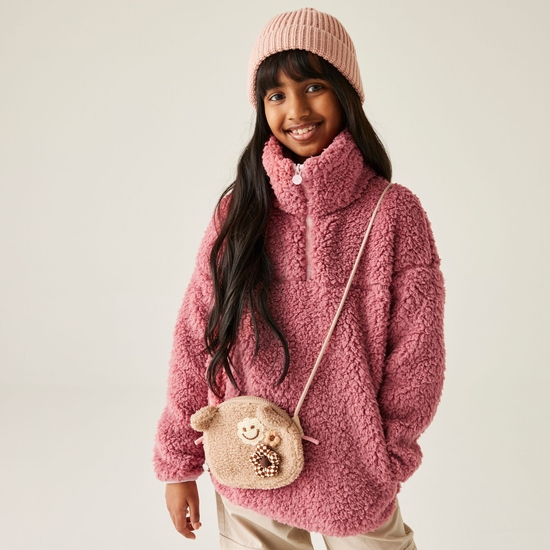 Kids' Kaliza Half Zip Fleece - Dusty Rose | Regatta