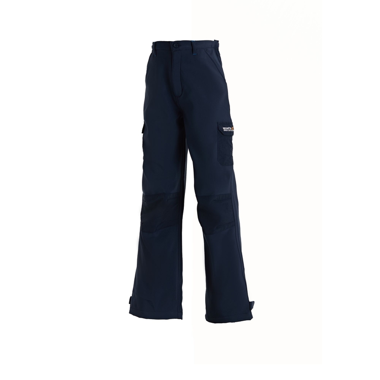 Kids Softshell Walking Trousers Navy