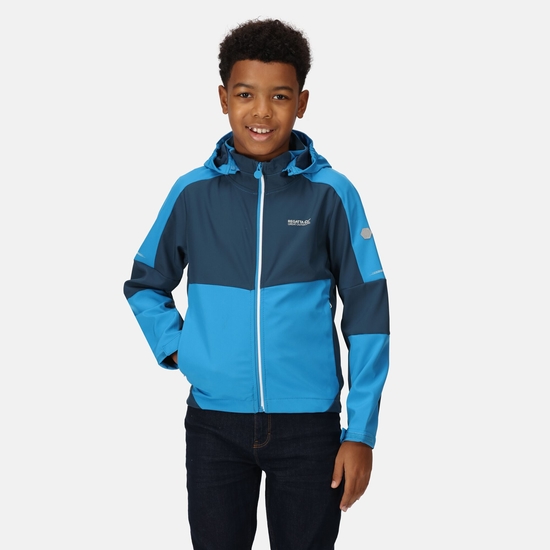 Kids Acidity VI Lightweight Softshell Indigo Blue Blue Wing Regatta ROW