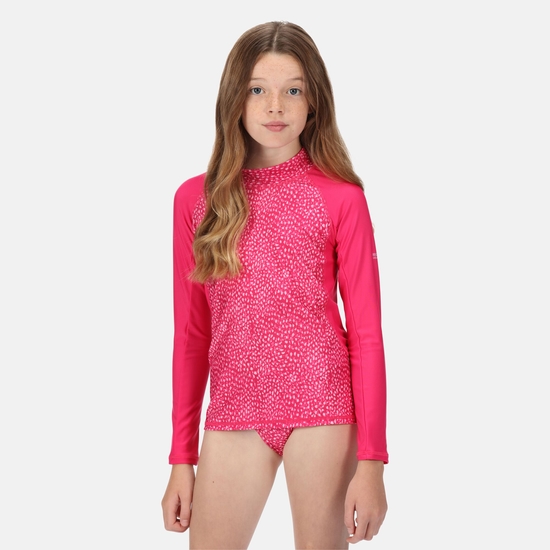 Maillot de bain Junior manches longues Hoku Rose