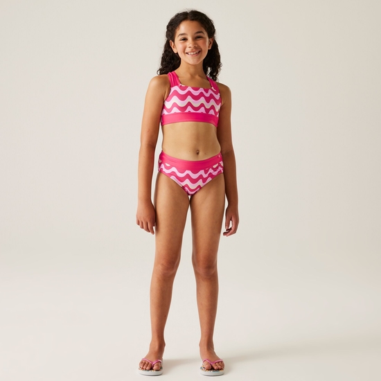 Dziecięce bikini Dakaria III komplet Różowy