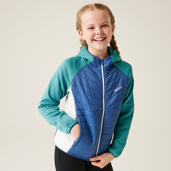 Kids Kielder Hybrid VI Jacket Dusty Denim Bristol Blue Regatta IE