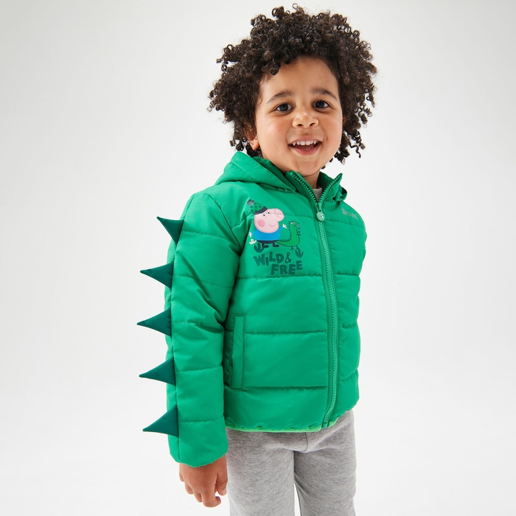 Peppa Veste matelassee pour garcon Vert Regatta FR