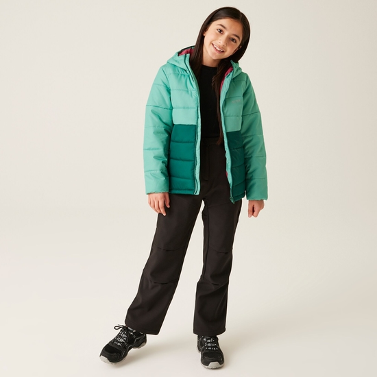 Dziecięca kurtka zimowa ocieplana Lofthouse VIII Zielony